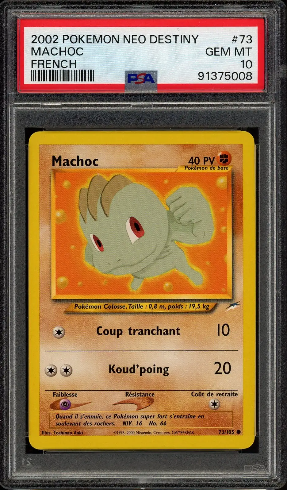 PSA 10 Machoc
