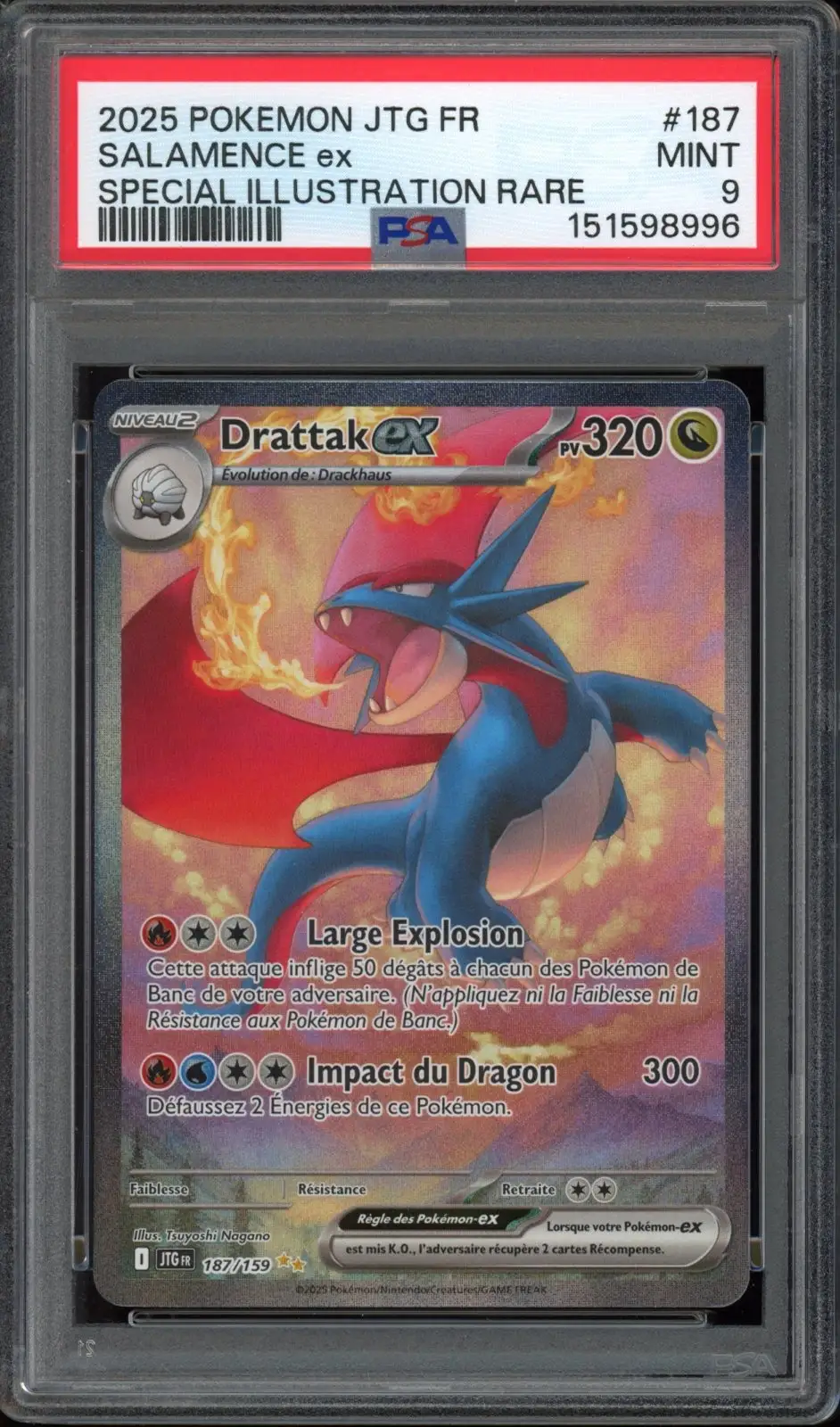 PSA 9 Drattak Ex