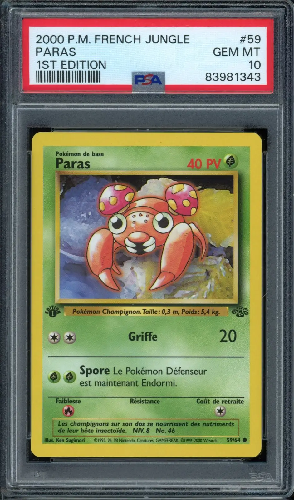 PSA 10 Paras