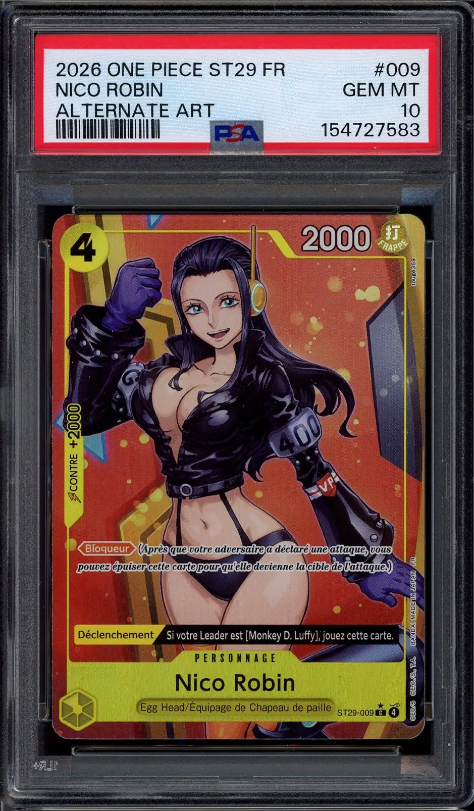 PSA 10 Nico Robin