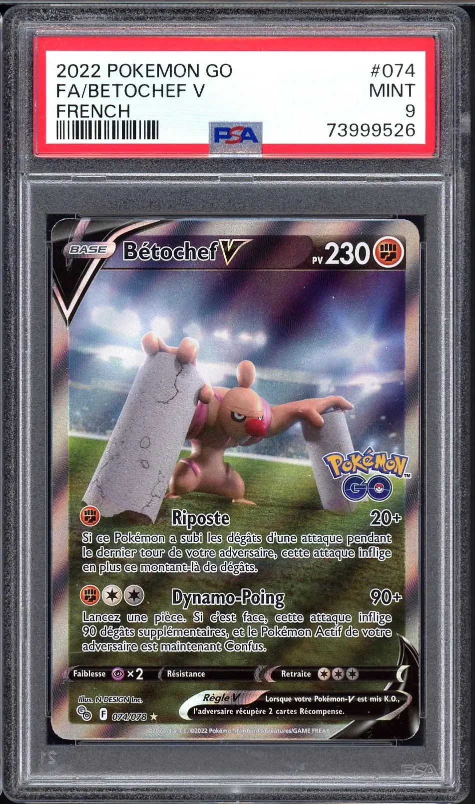 PSA 9 Bétochef V