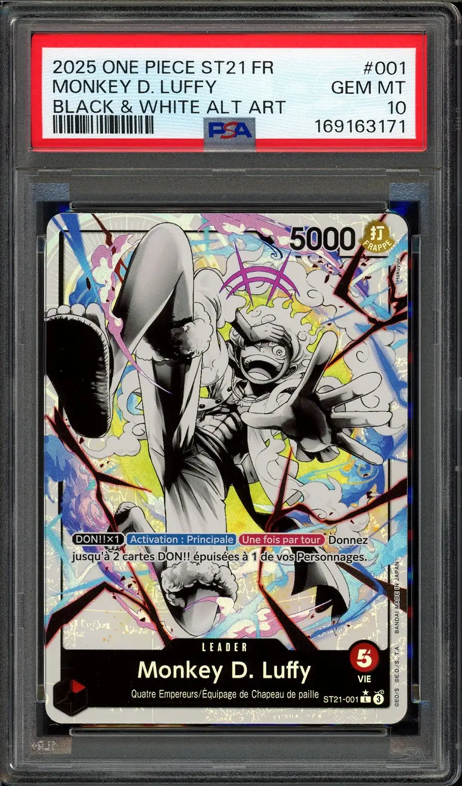 PSA 10 Monkey D. Luffy