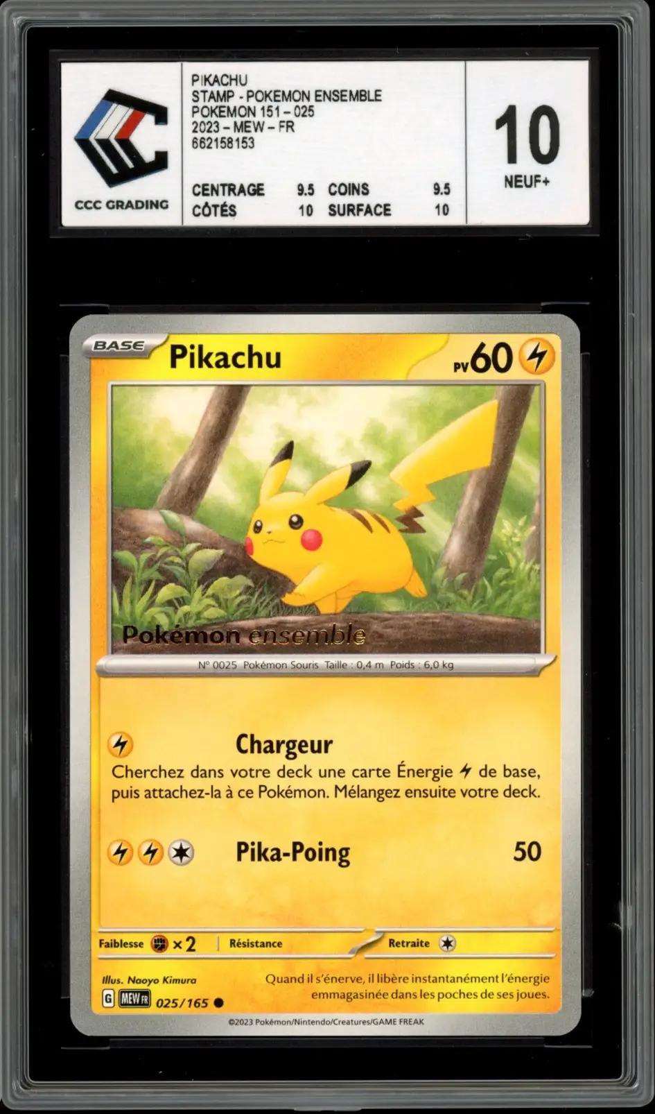 CCC 10 Pikachu Stamp