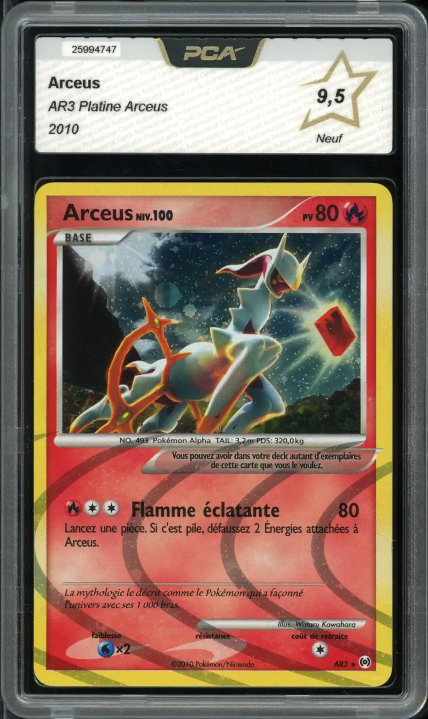 PCA 9.5 Arceus Holo