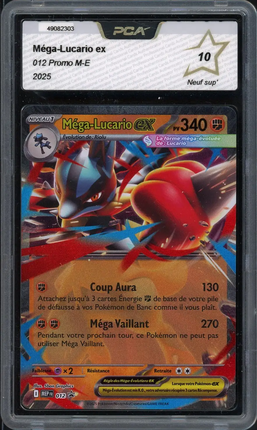 PCA 10 Mega Lucario Ex