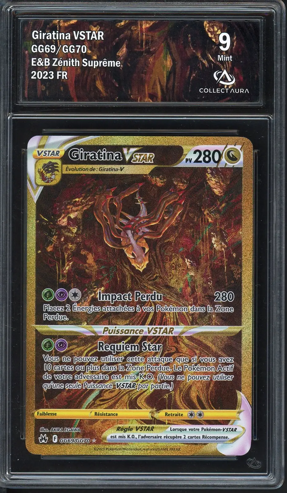 CA 9 Giratina VStar Gold