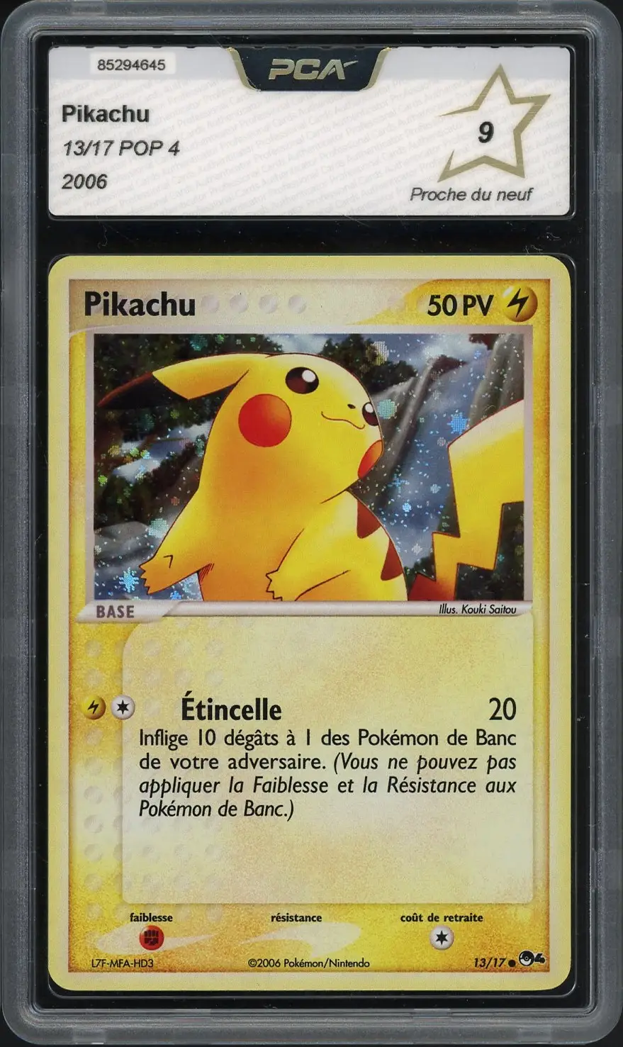PCA 9 Pikachu Holo