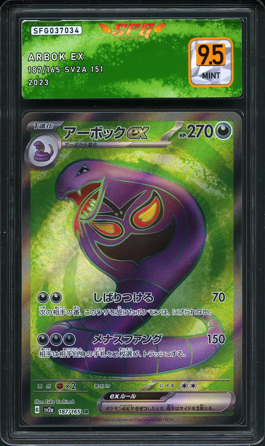 SFG 9.5 Arbok Ex