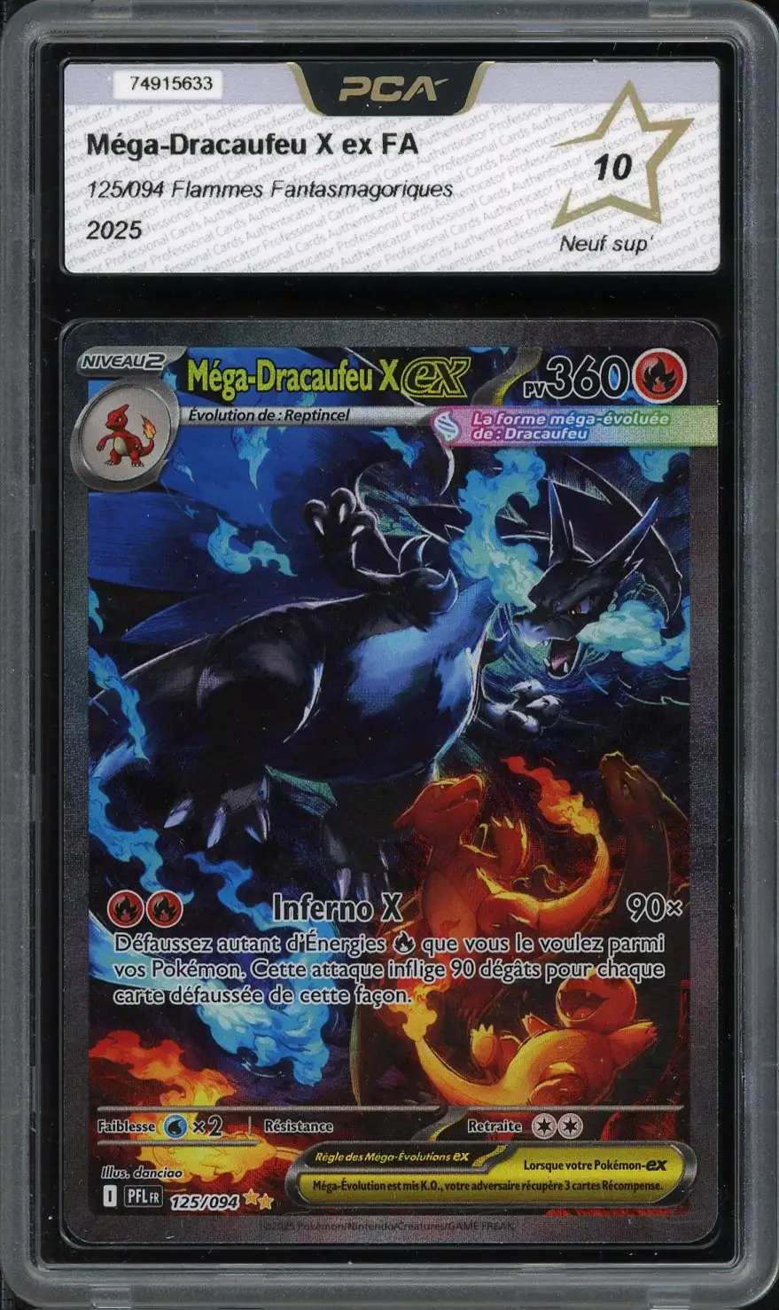 PCA 10 Méga-Dracaufeu X Ex