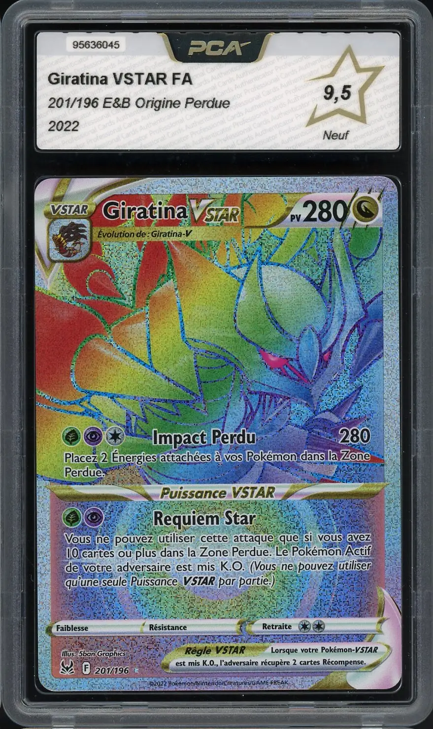 PCA 9.5 Giratina VStar Rainbow