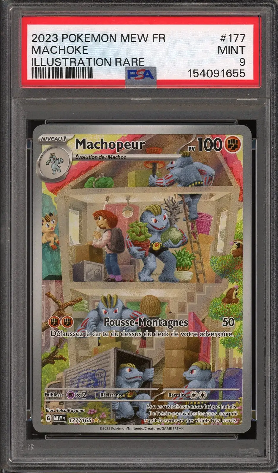 PSA 9 Machopeur