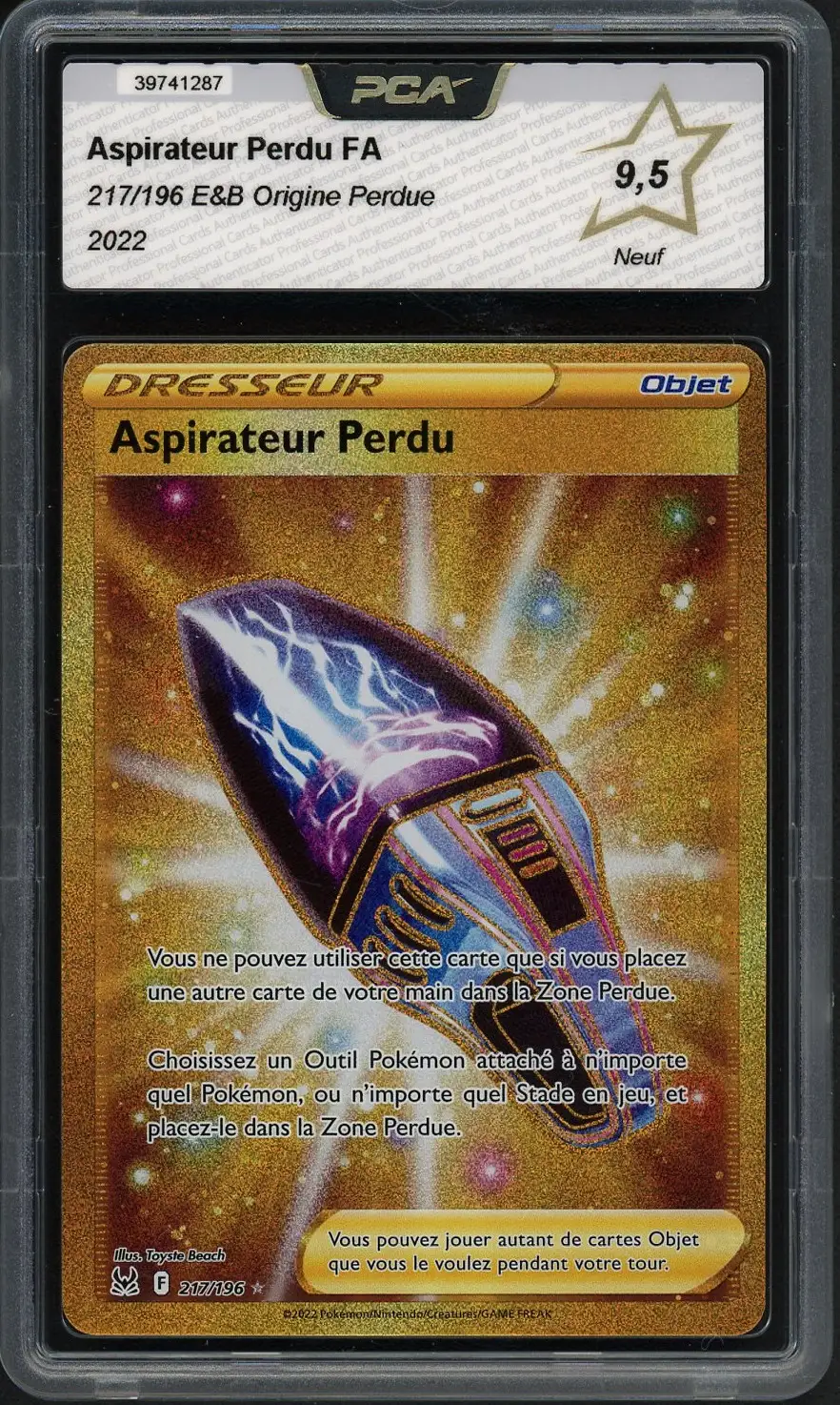 PCA 9.5 Aspirateur Perdu Gold