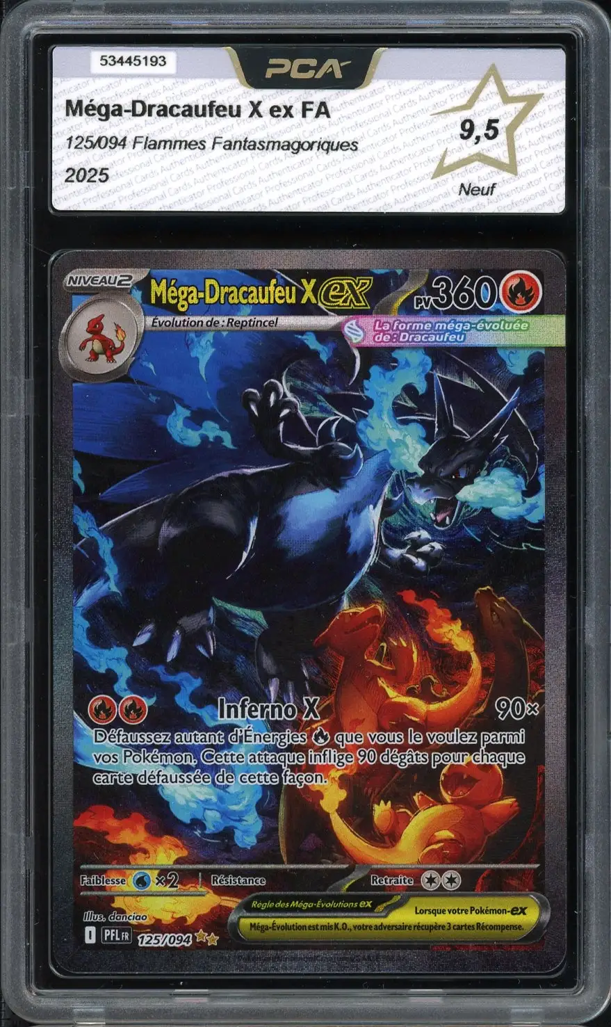 PCA 9.5 Méga-Dracaufeu X Ex