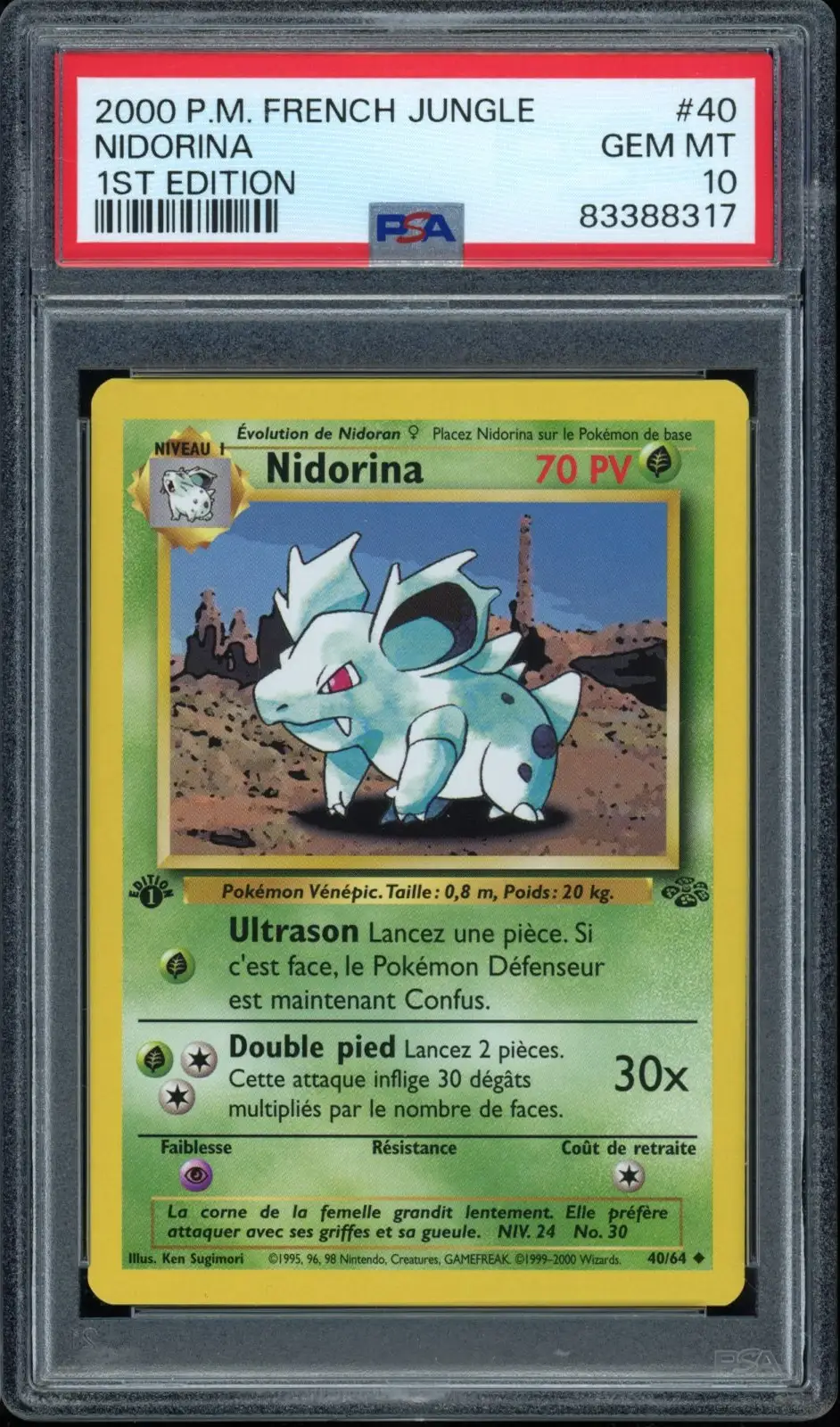 PSA 10 Nidorina