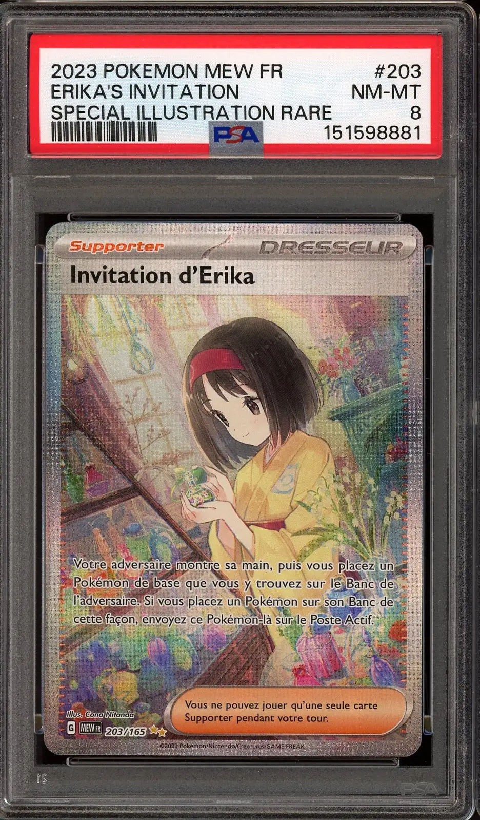 PSA 8 Invitation d'Erika