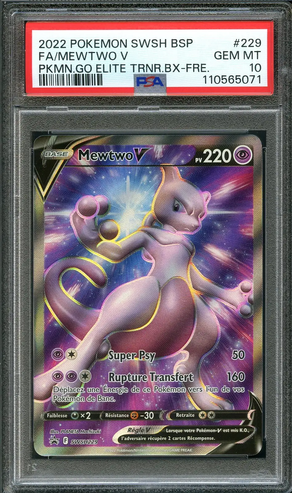 PSA 10 Mewtwo V