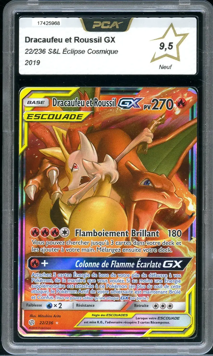 PCA 9.5 Dracaufeu et Roussil Gx