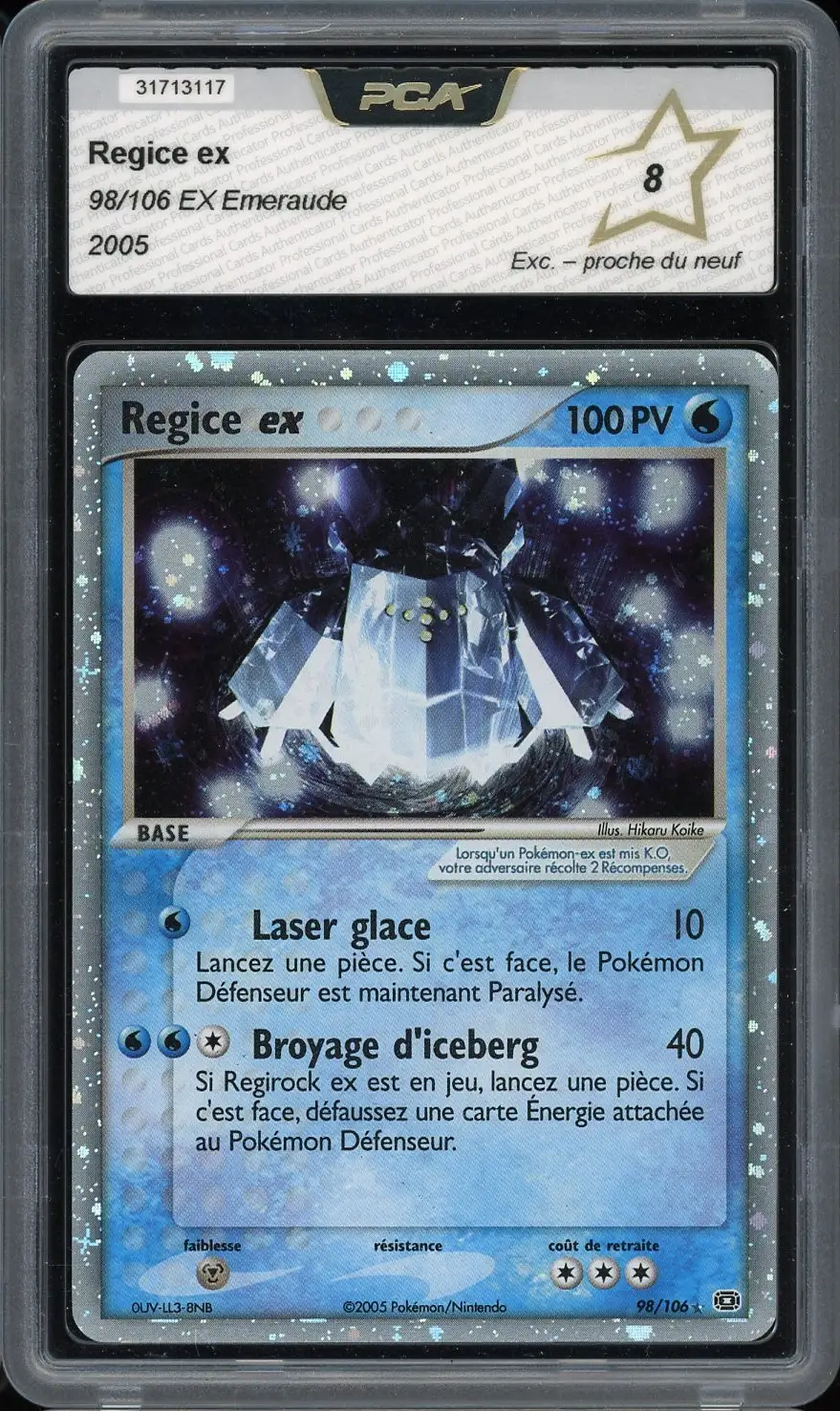 PCA 8 Regice Ex Holo