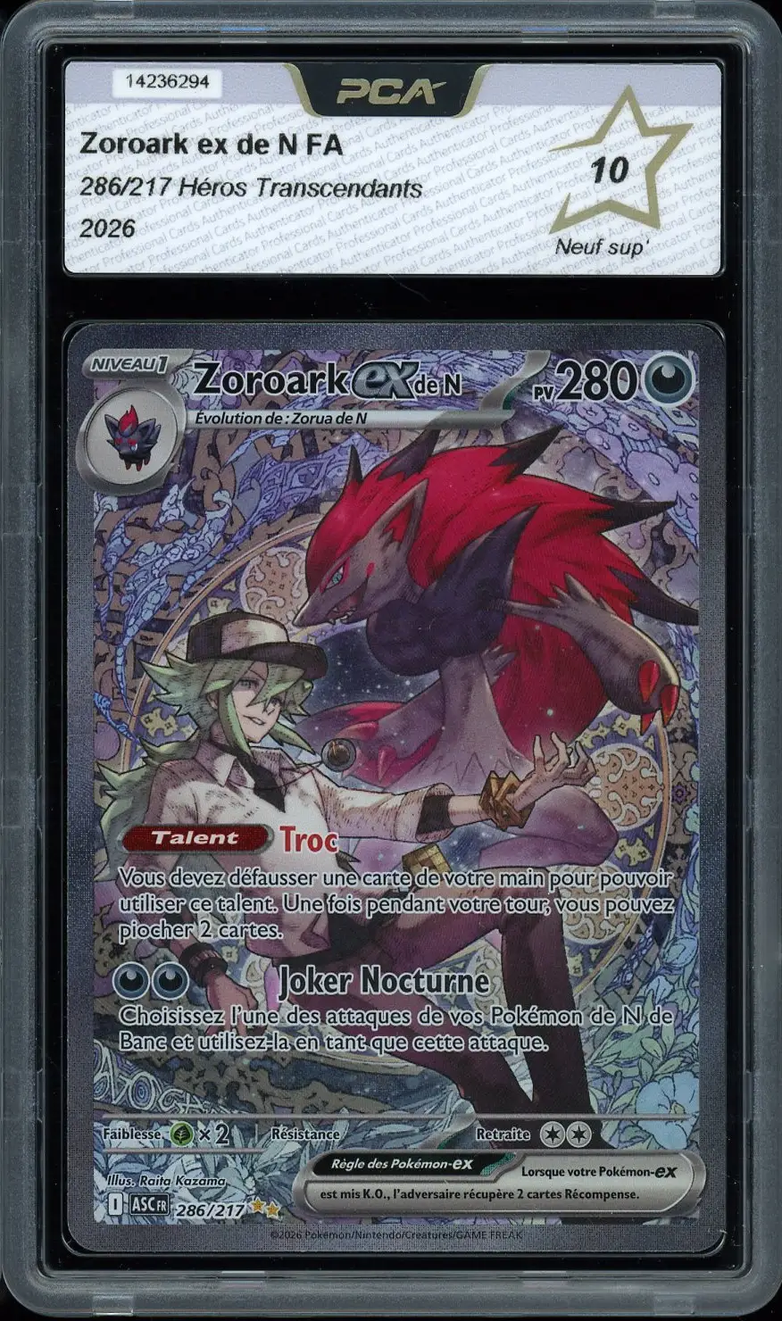PSA 10 Zoroark