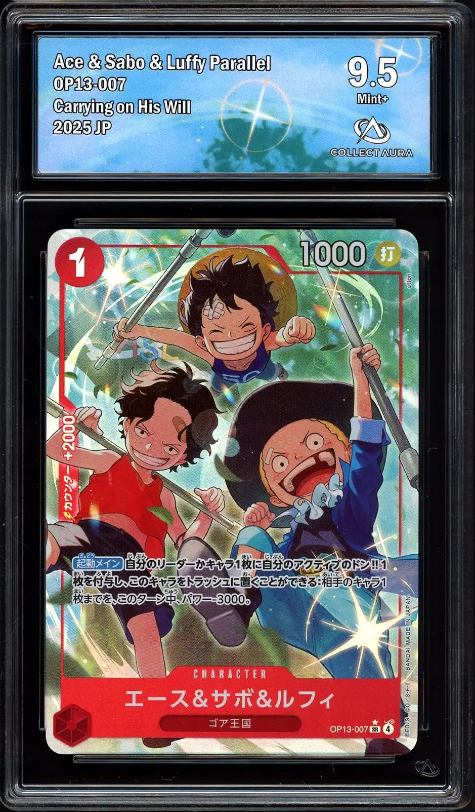 CA 9.5 Ace, Sabo et Luffy
