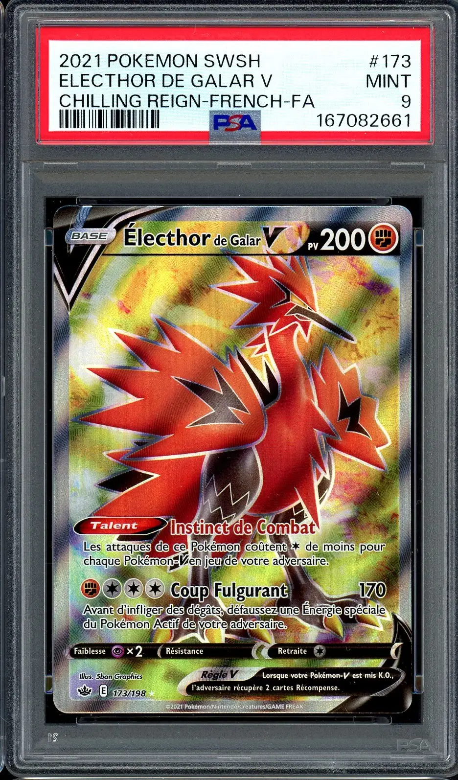 PSA 9 Electhor de Galar V