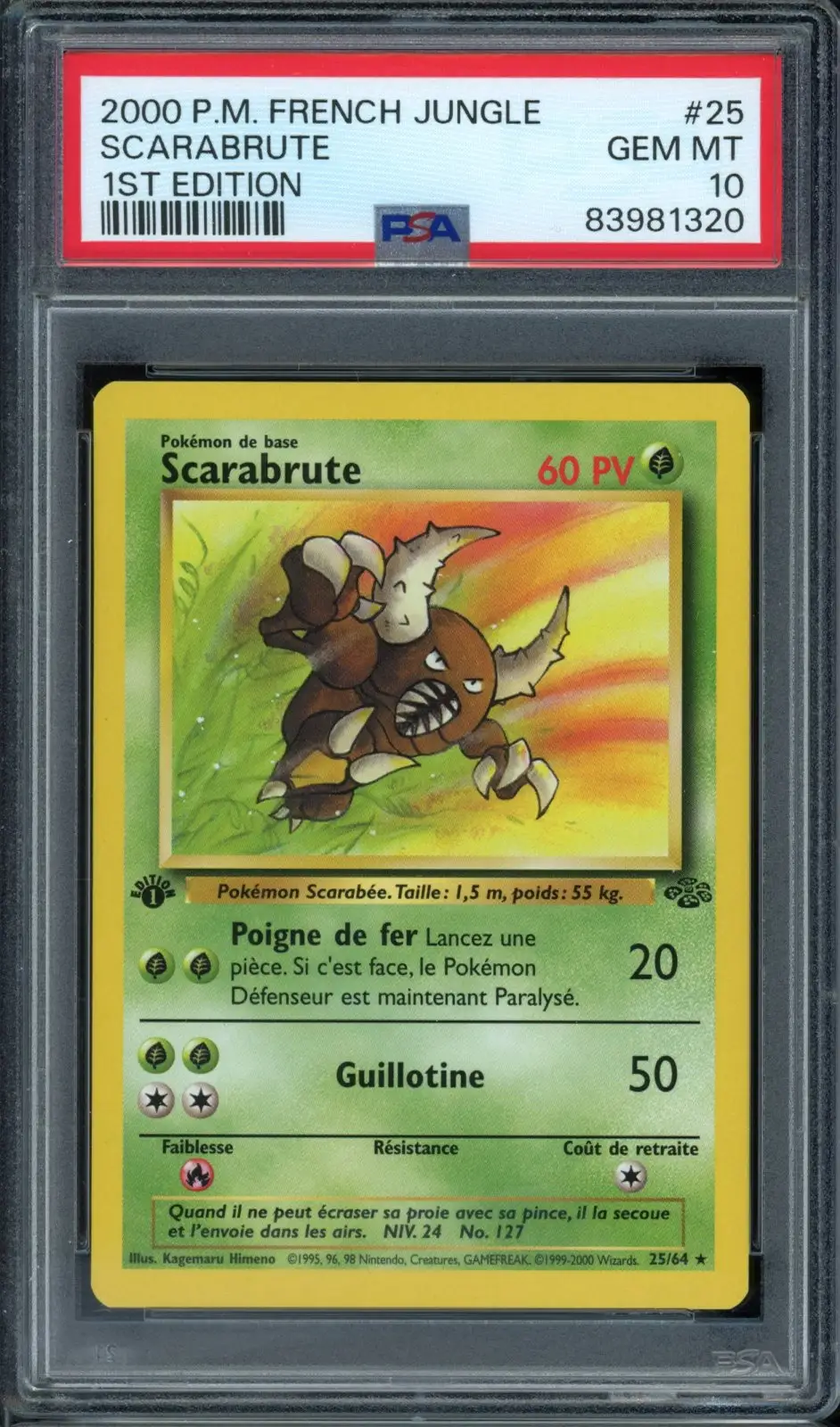 PSA 10 Scarabrute