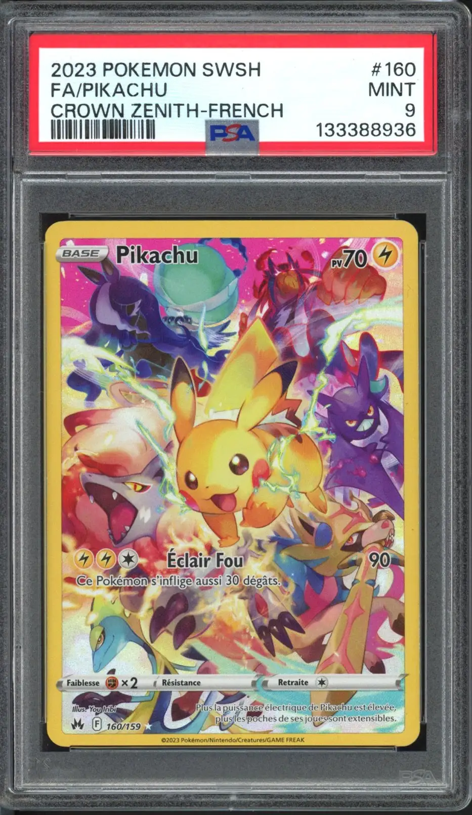 PSA 9 Pikachu