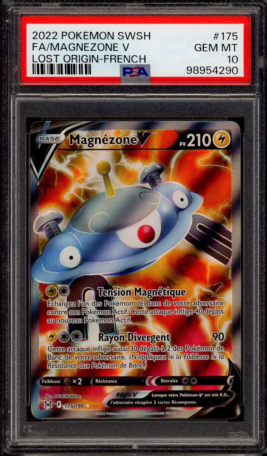 PSA 10 Magnézone V