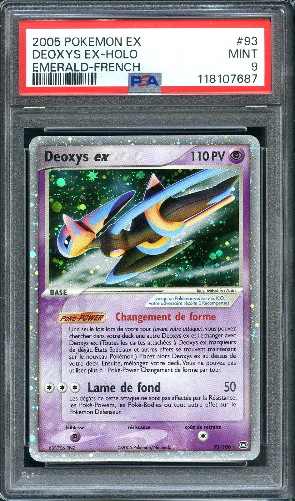 PSA 9 Deoxys Ex