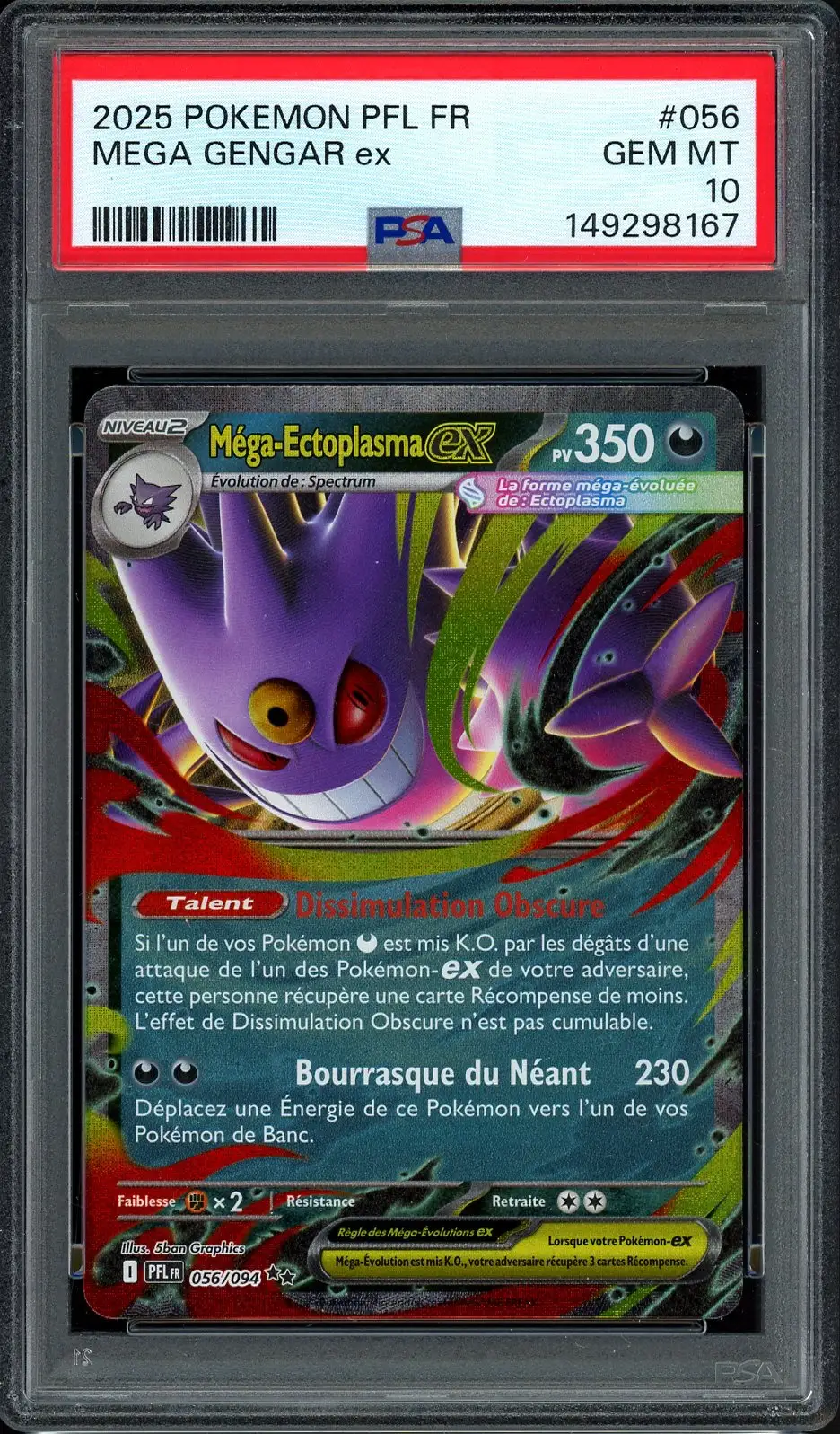 PSA 10 Méga-Ectoplasma Ex