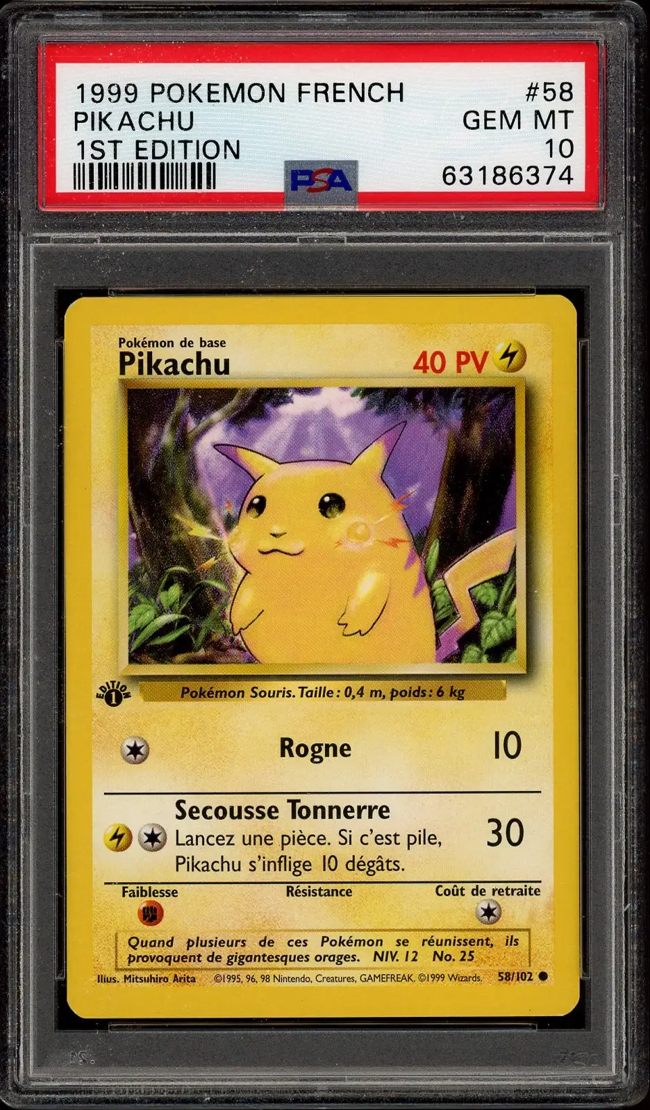 PSA 10 Pikachu