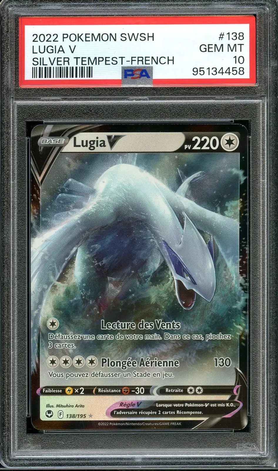 PSA 10 Lugia V
