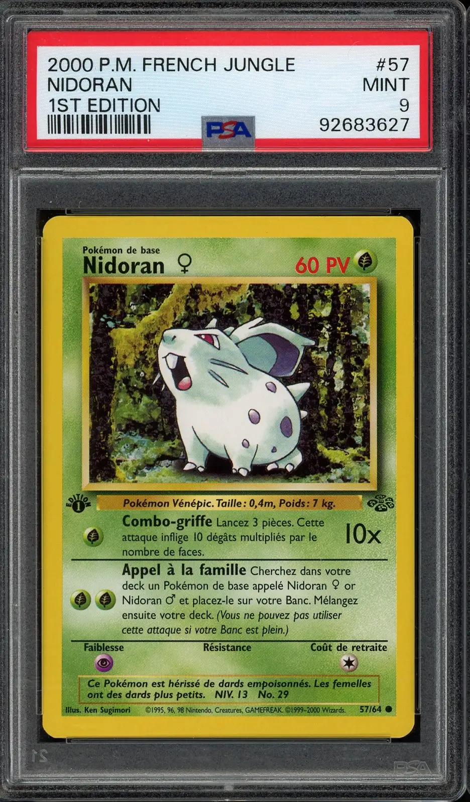 PSA 9 Nidoran