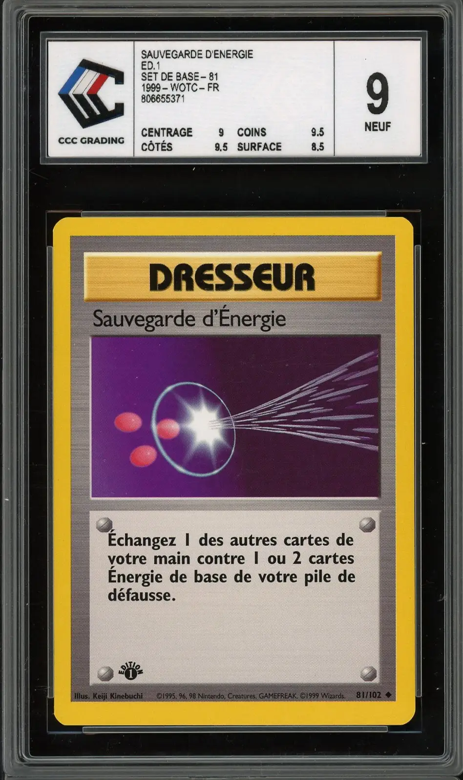 CCC 9 Sauvegarde d'Energie