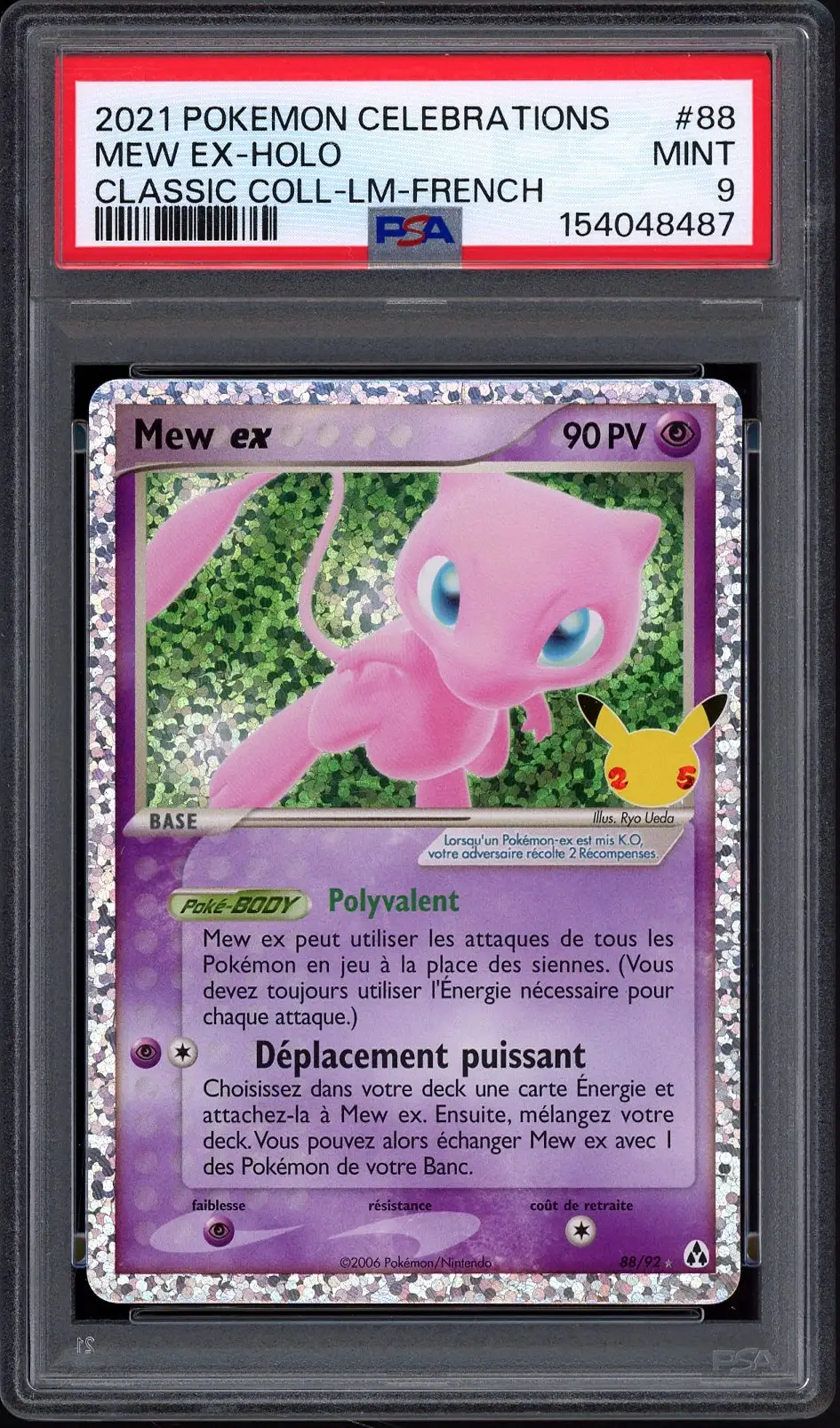 PSA 9 Mew Ex