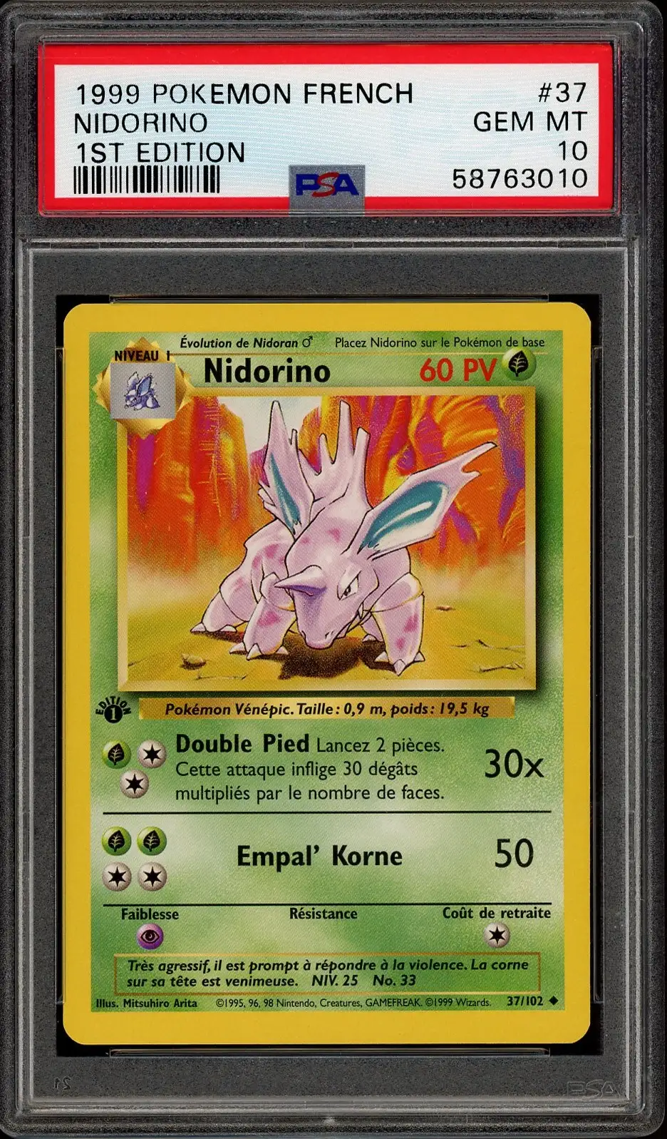 PSA 10 Nidorino