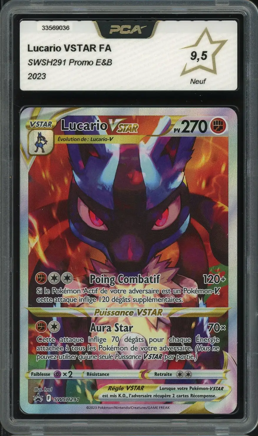 PCA 9.5 Lucario VStar