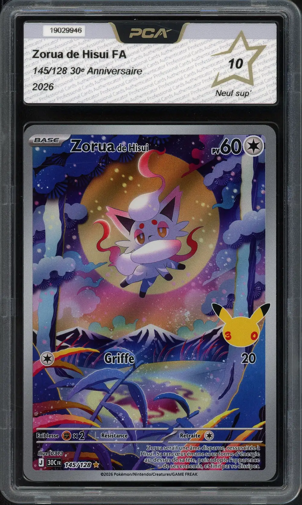 PCA 10 Zorua de Hisui