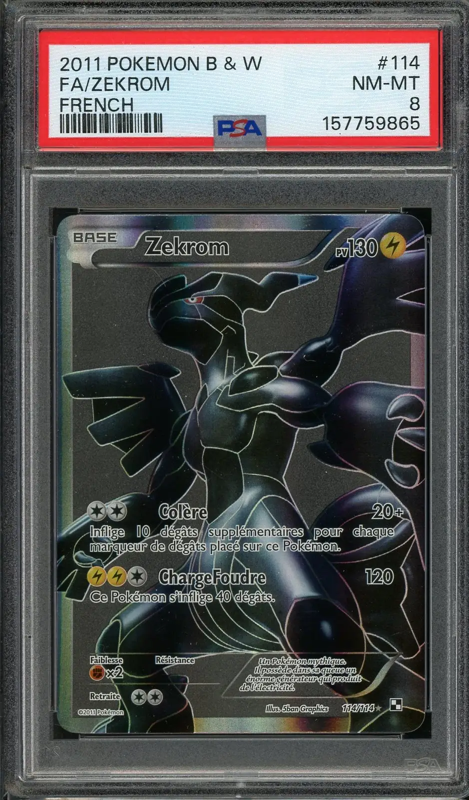 PSA 8 Zekrom