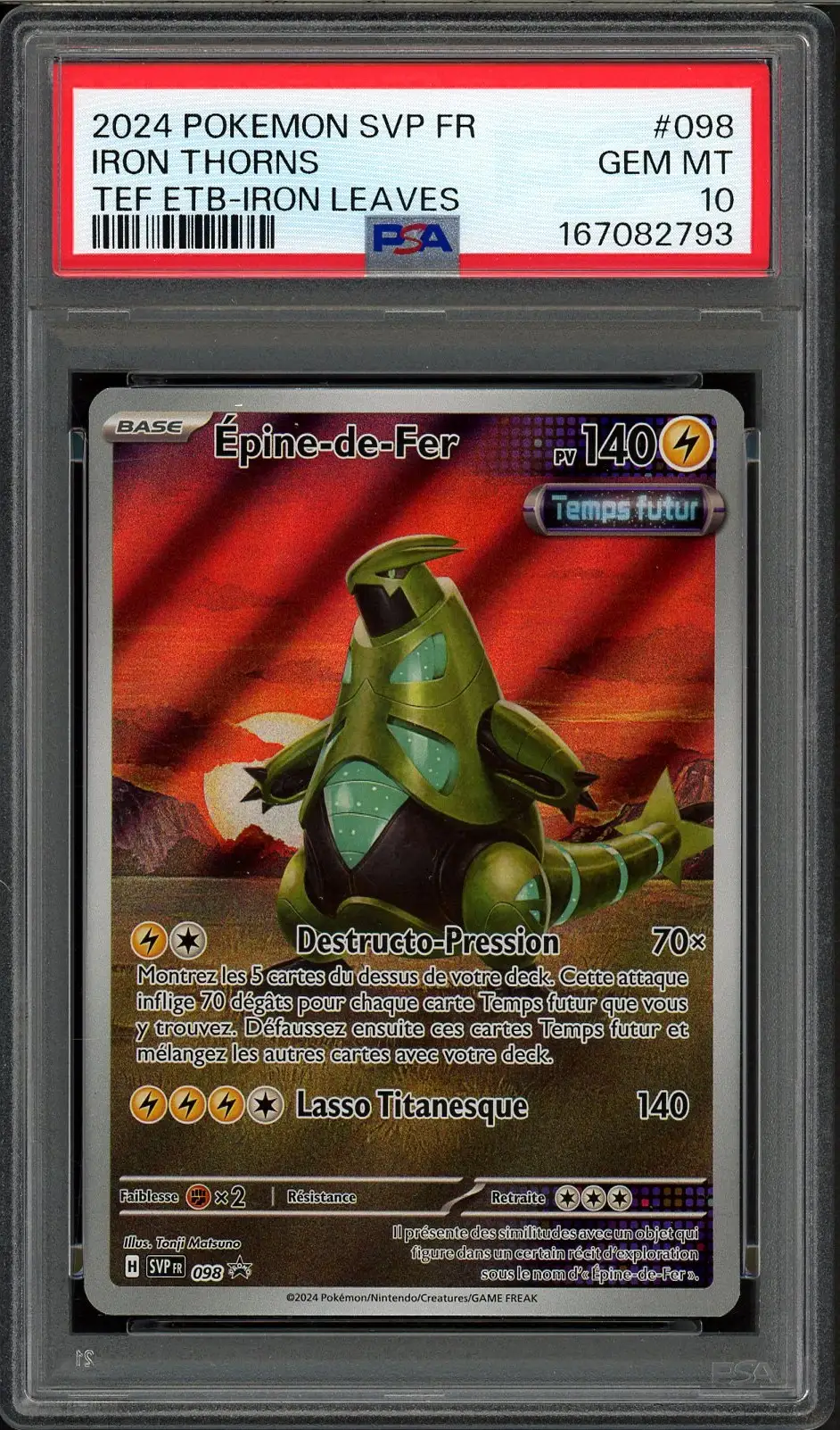 PSA 10 Epine-de-Fer