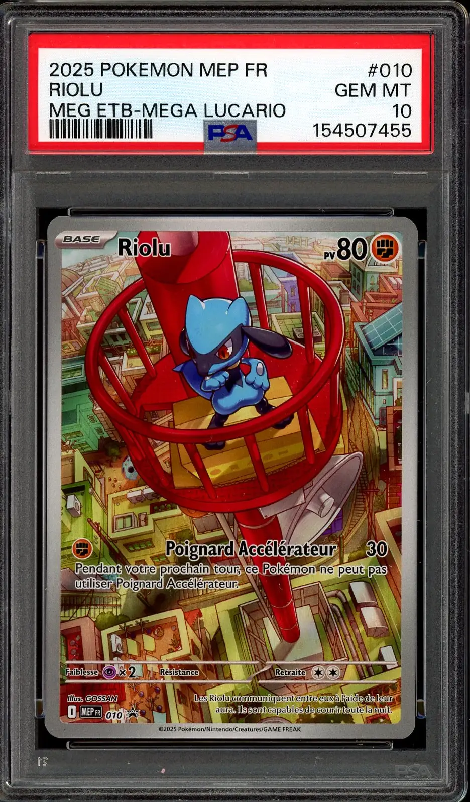 PSA 10 Riolu