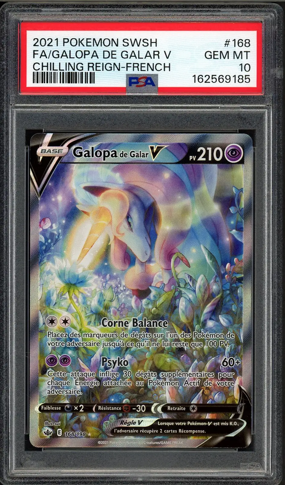PSA 10 Galopa de Galar V