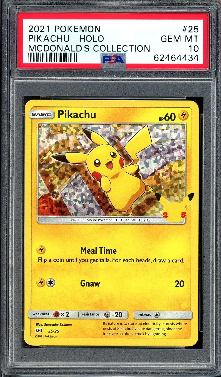 PSA 10 Pikachu Holo
