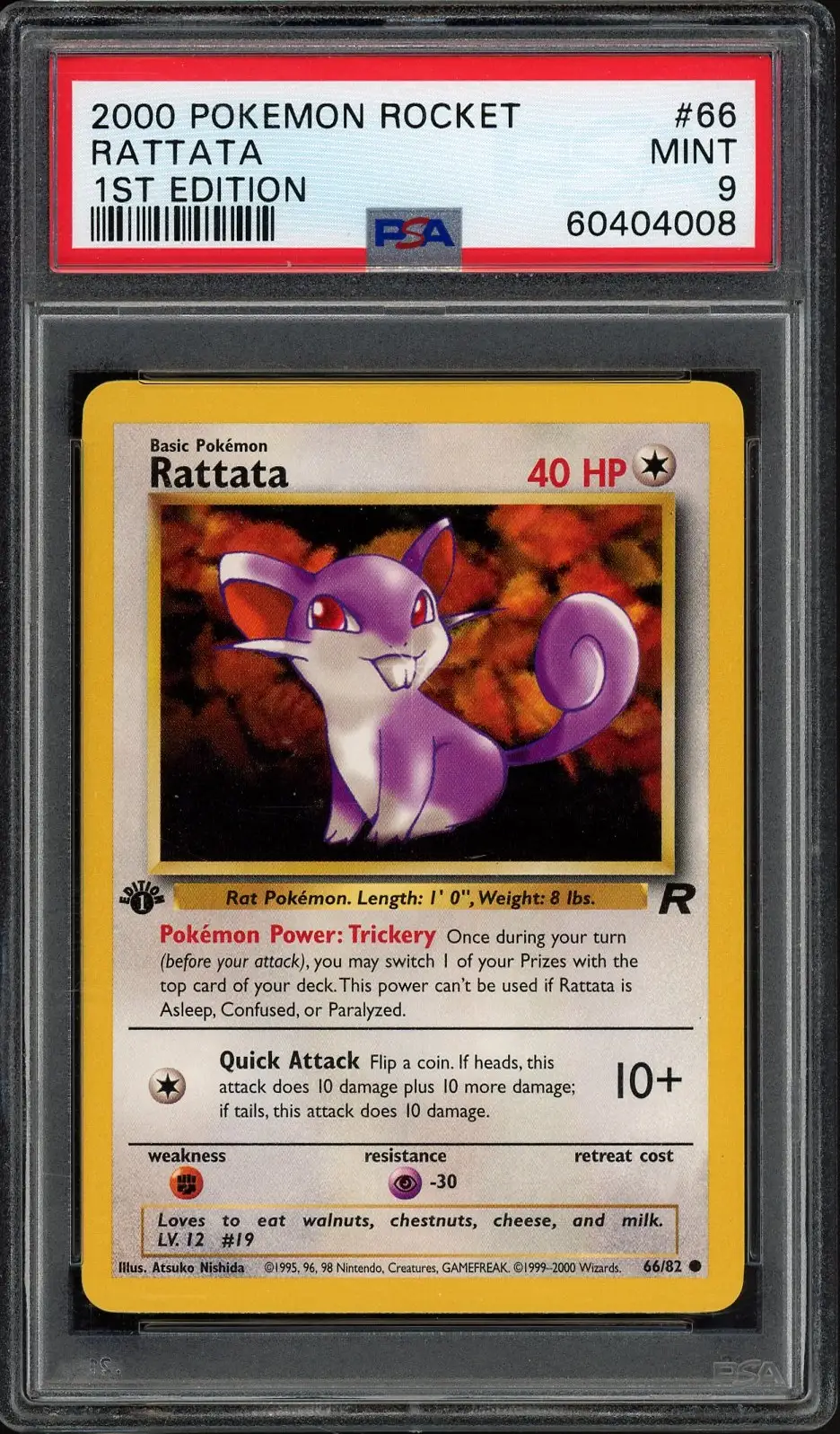 PSA 9 Rattata