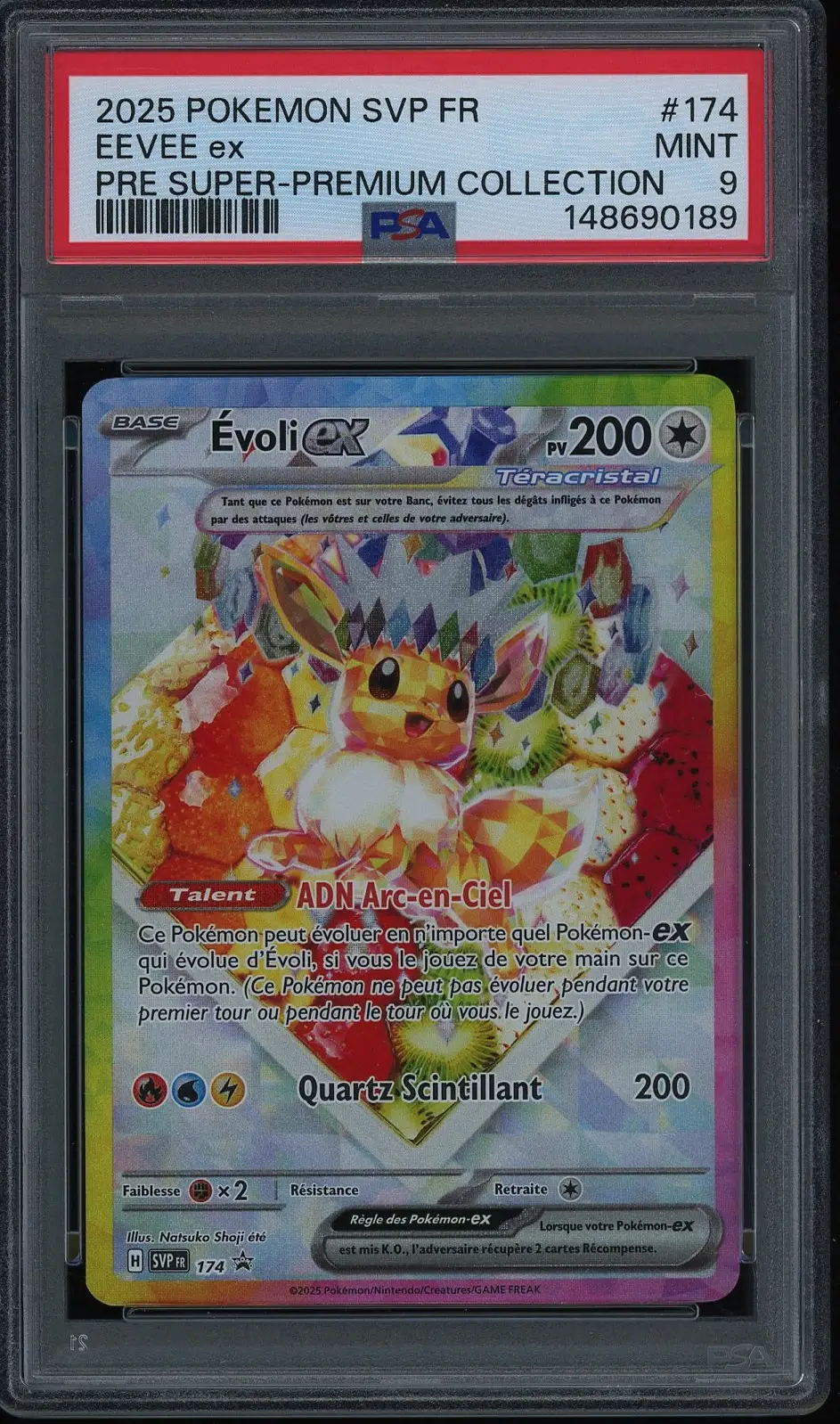PSA 9 Evoli Ex