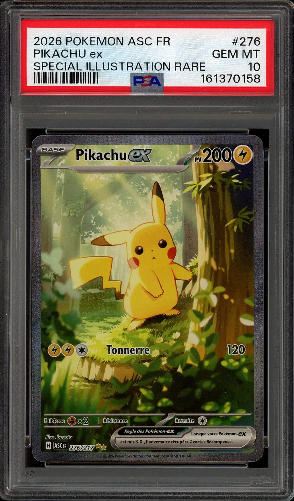 PSA 10 Pikachu Ex
