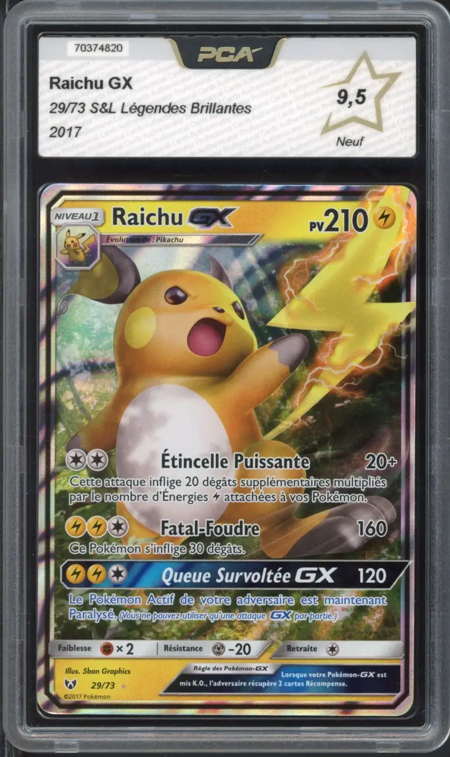 PCA 9.5 Raichu Gx