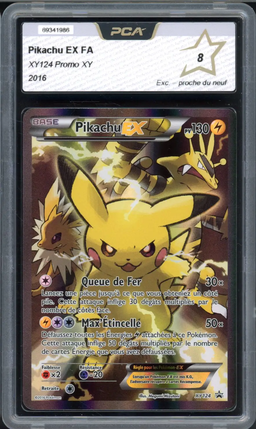 PCA 8 Pikachu Ex