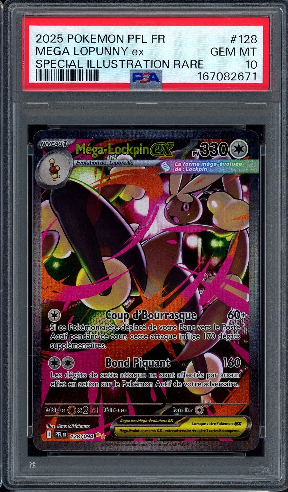 PSA 10 Méga-Lockpin Ex