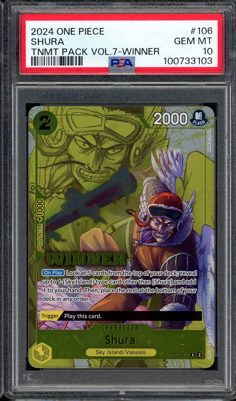 PSA 10 Shura